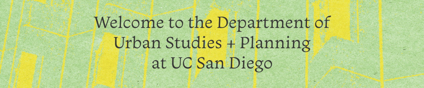 Welcome to the Department of Urban Studies + Planning